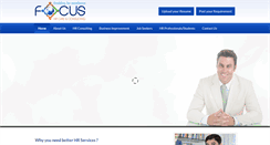 Desktop Screenshot of focushrcare.com